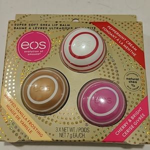 NIB Eos Lip Balm Trio
